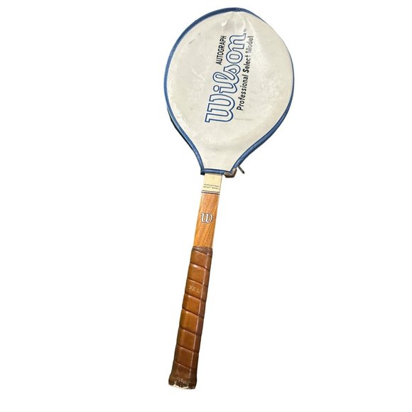 Chris Everett tennis racket Collectors Item with protective cover and Signed - Picture 1 of 7